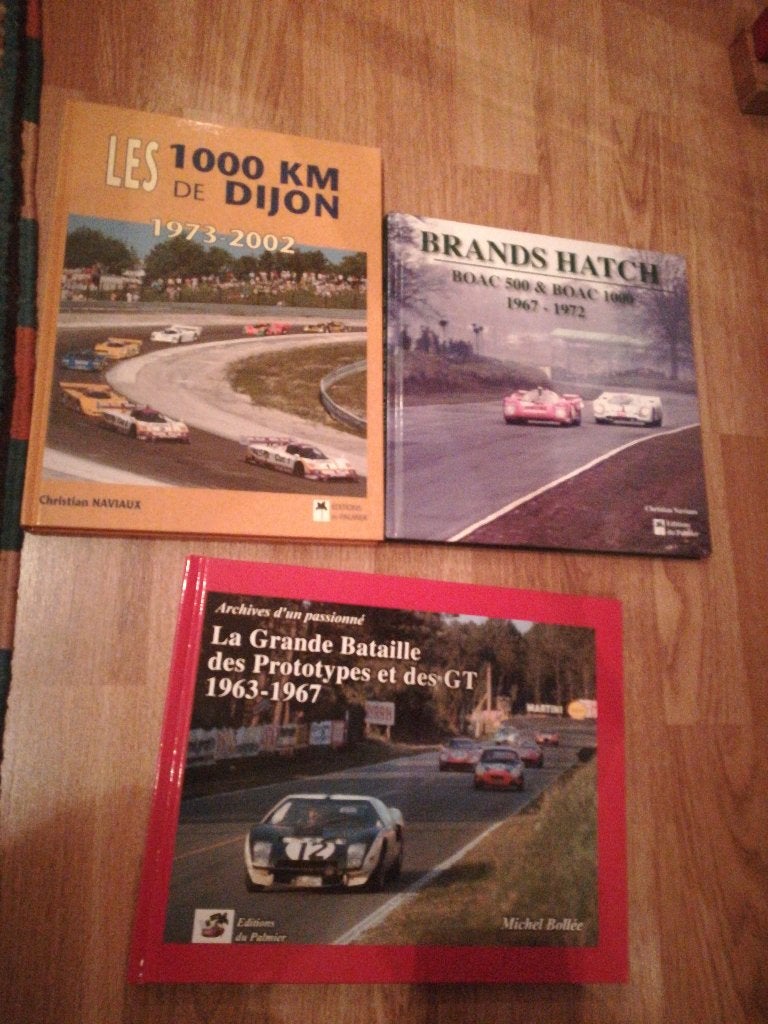 3 BOEKEN ED.DU PALMIER SPORTS PROTOTYPES, Ophalen of Verzenden, Zo goed als nieuw, Overige sporten
