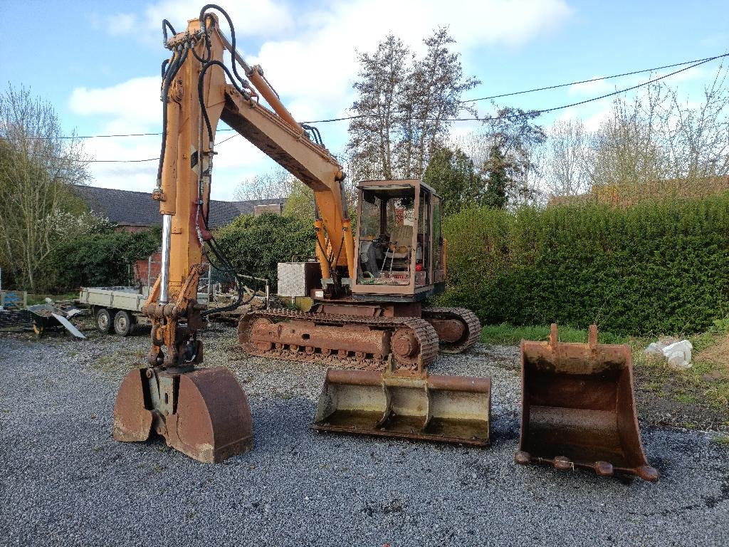 Grue,Pelleteuse,excavatrice, Case Poclain 61CK - 14T - 8890h, Enlèvement, Excavatrice