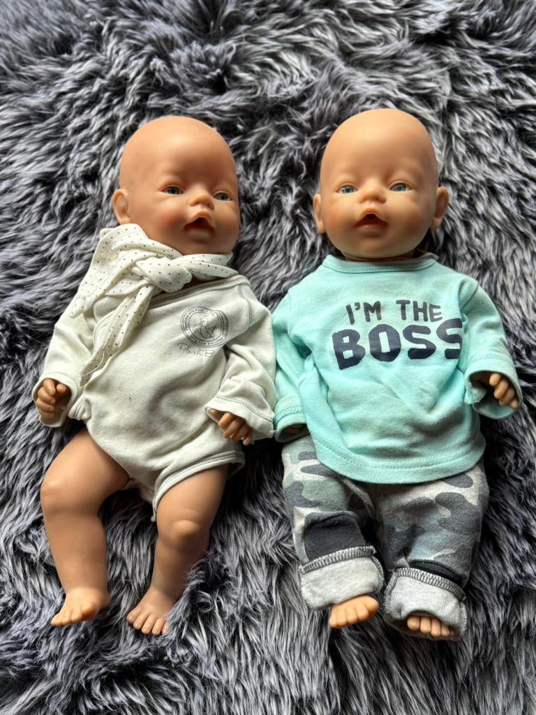 2 Baby Born poppen – samen €15 (moet weg), Ophalen of Verzenden, Zo goed als nieuw