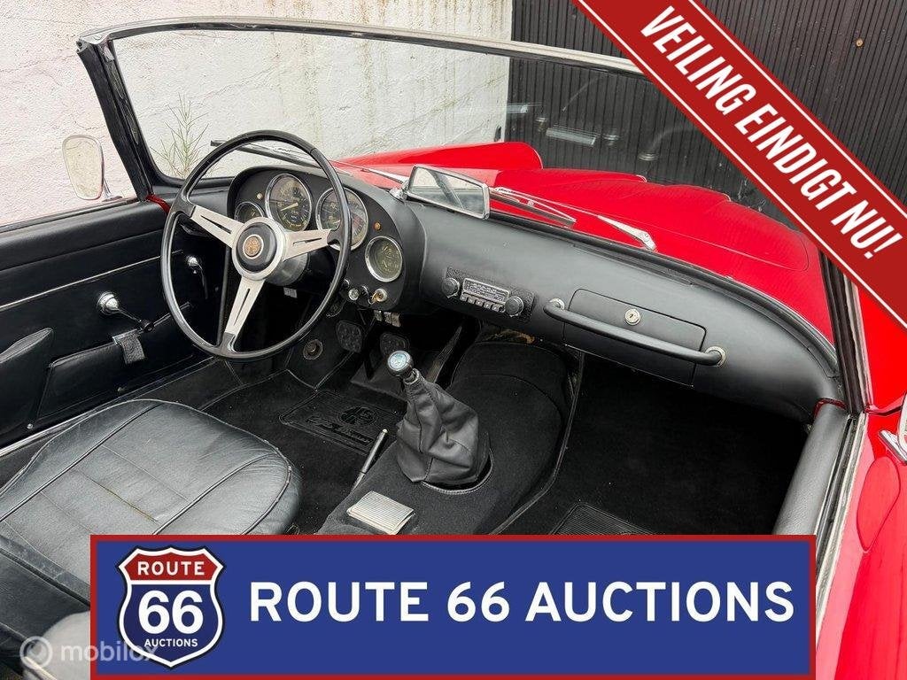 Alfa Romeo Spider Touring | 1959 | Route 66 Auctions, Autos, Oldtimers & Ancêtres, Achat, Entreprise, Boîte manuelle, Autre carrosserie