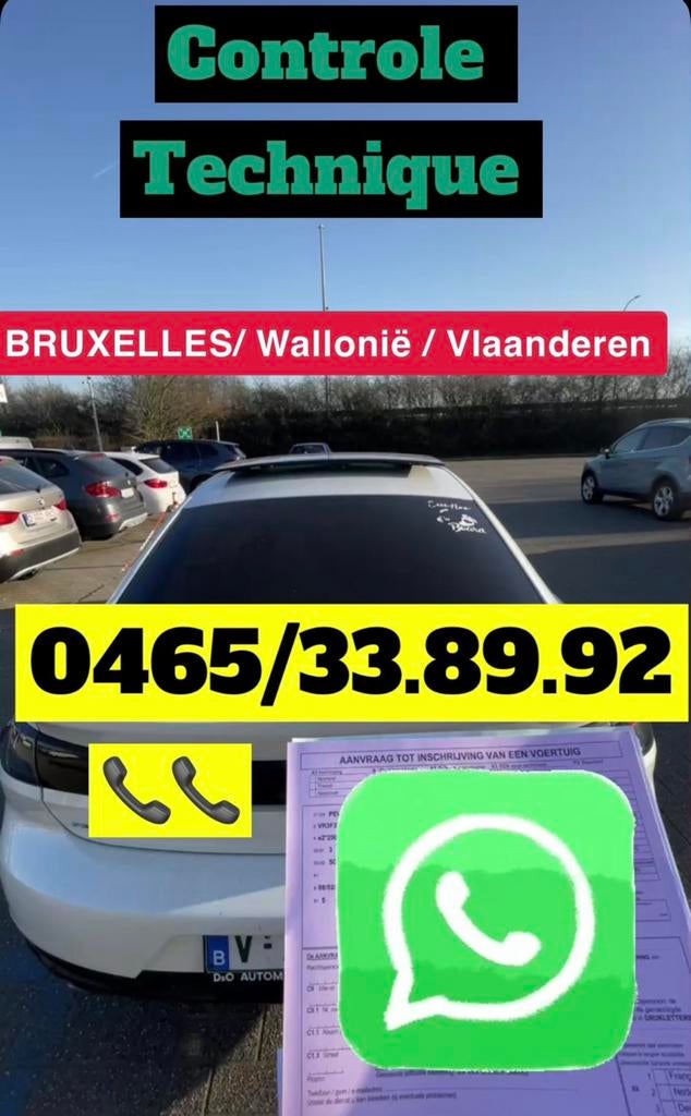 Controle technique / keuring , plaque z/v/zz platen, Vacatures, Vacatures | Chauffeurs, Vanaf 3 jaar, Freelance of Uitzendbasis