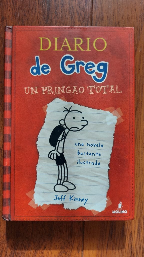 Boek "Diario de Greg 1", Ophalen of Verzenden, Zo goed als nieuw, Jeff Kinney, Fictie