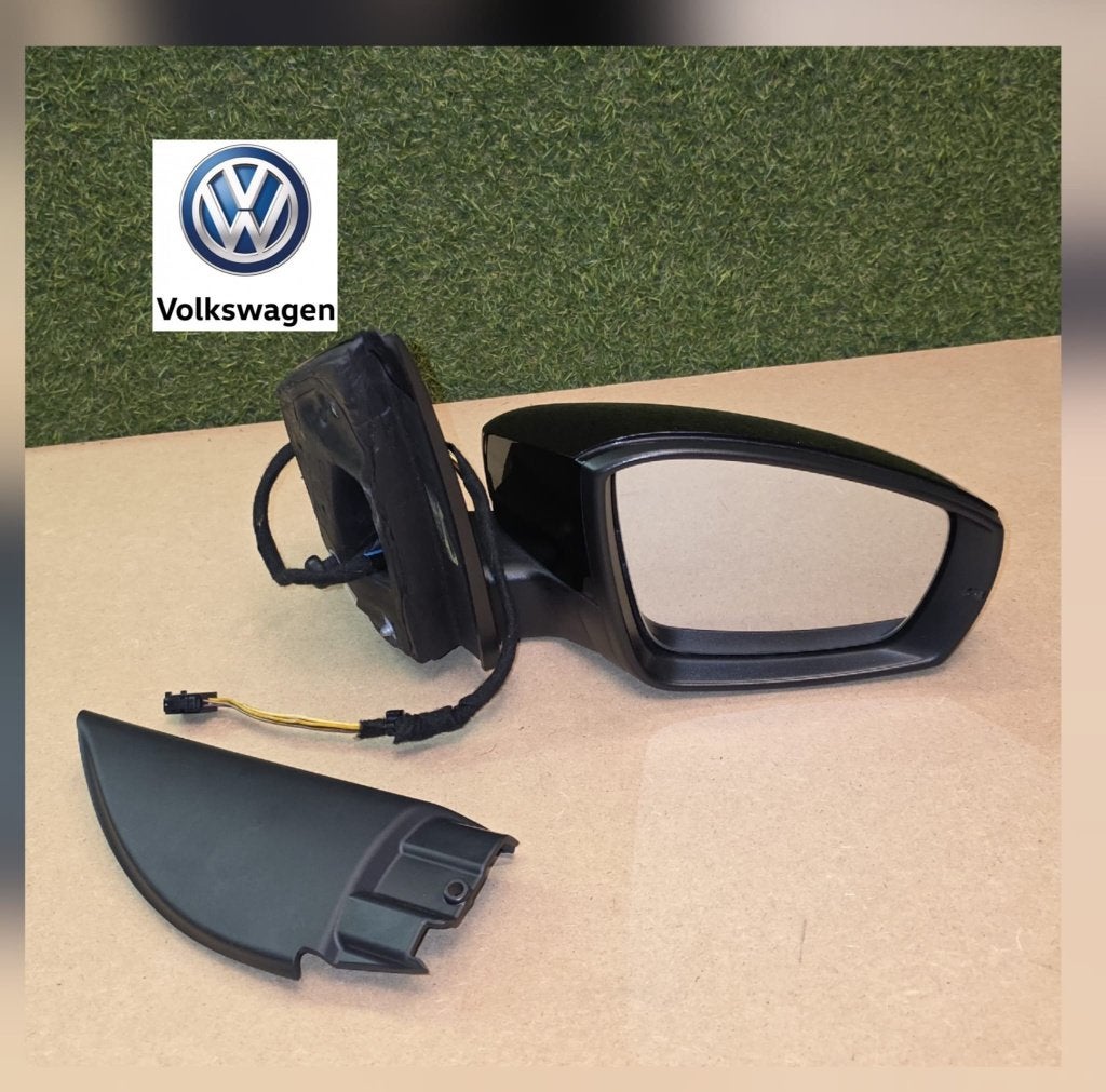 Rechter achteruitkijkspiegel VW polo 5   , 2009 - 2014, Ophalen of Verzenden, Gebruikt, Volkswagen
