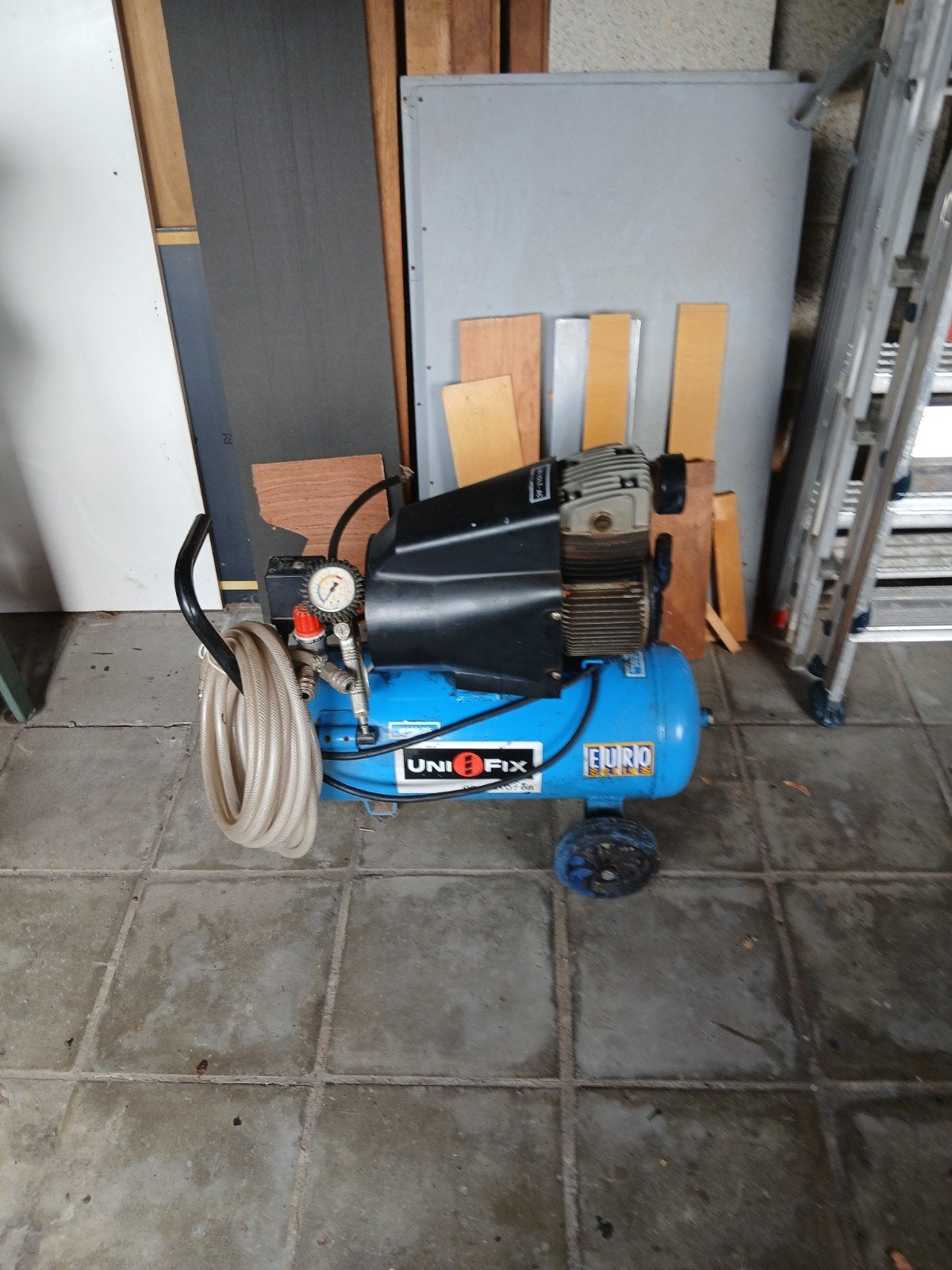 compressor, Ophalen, Gebruikt, 6 tot 10 bar, Mobiel