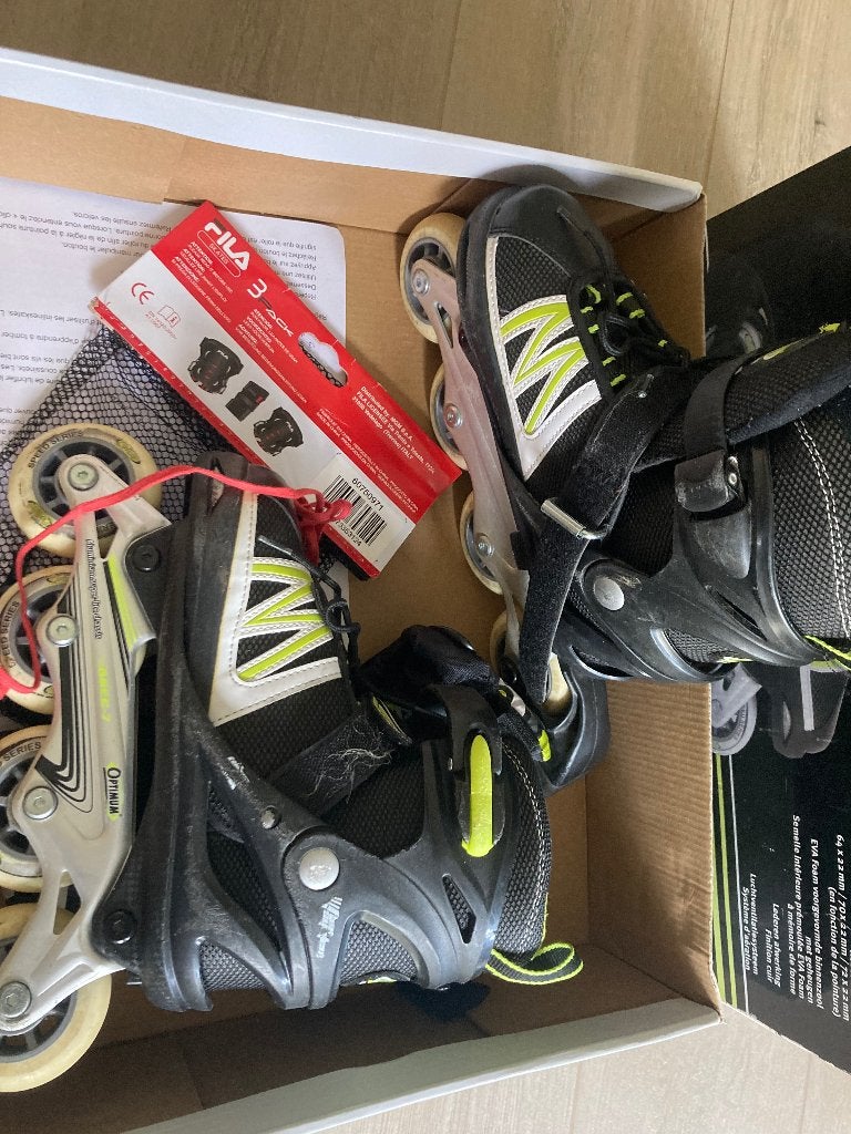 Skeelers, Sports & Fitness, Patins à roulettes alignées, Enlèvement, Réglable, Utilisé, Enfants