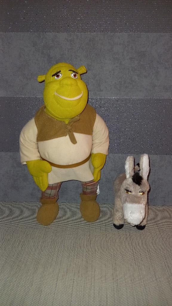 Jouets en peluche Shrek, Enfants & Bébés, Enlèvement ou Envoi, Comme neuf, Autres types