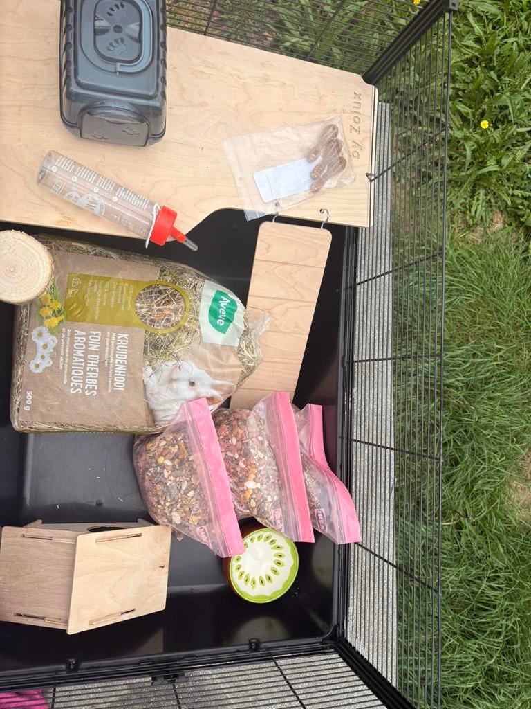 Hamsterkooi + volledige set te koop, Dieren en Toebehoren, Ophalen, Zo goed als nieuw, Kooi, Hamster