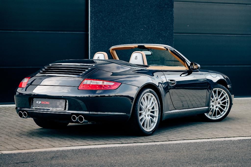 Porsche 997 Carrera cabrio tiptronic volleder/sportuitlaat, Autos, Porsche, Cuir, Achat, Beige, Entreprise
