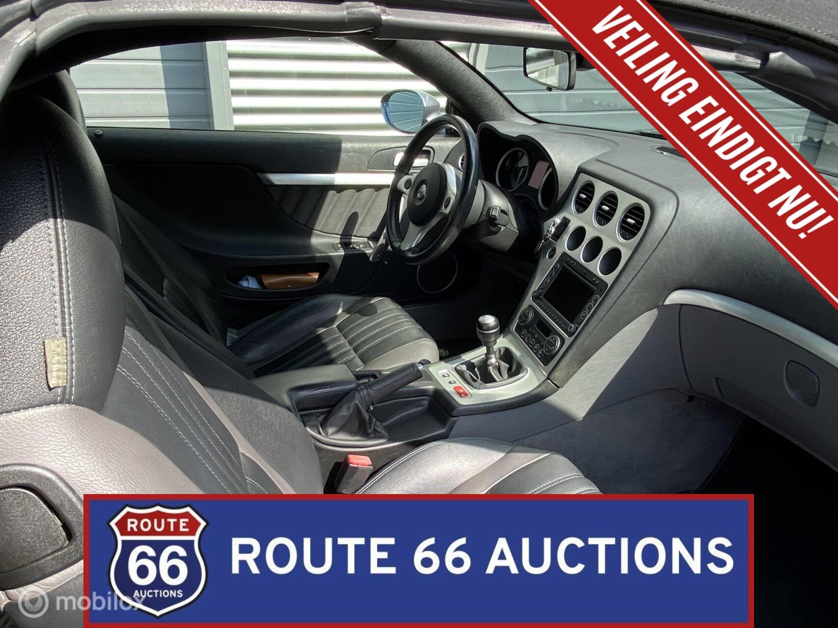 Alfa Romeo Spider 939 V6 Q4 | 2006 | Route 66 Auctions, Gebruikt, Spider, Zwart, Bedrijf