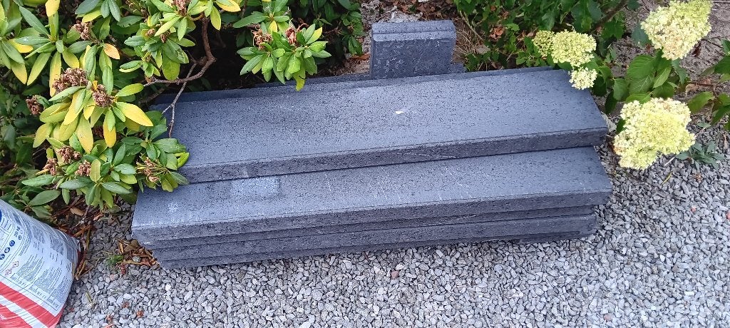 Coeck boordsteen zwart 100x20x6 cm, Ophalen, Nieuw