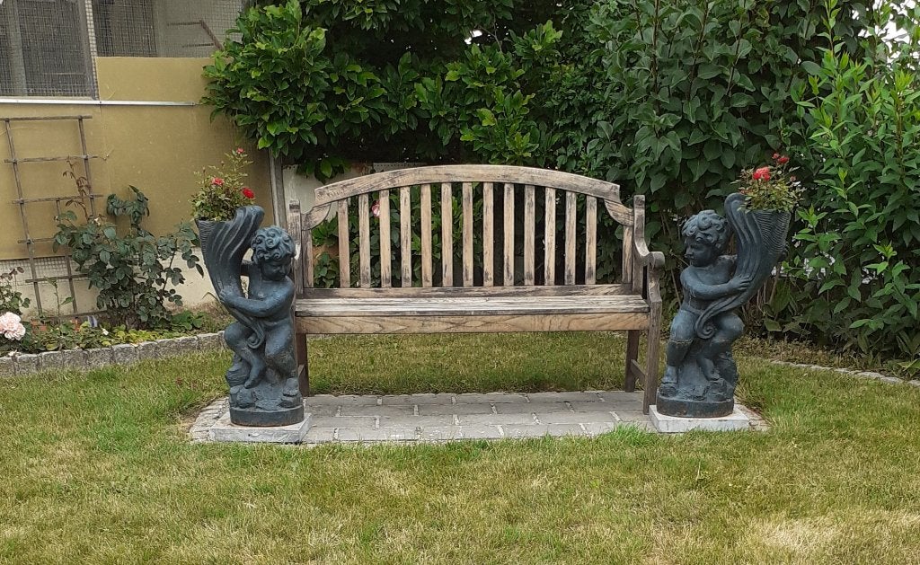tuinbeelden, Tuin en Terras, Ophalen, Gebruikt, Metaal, Engelenbeeld