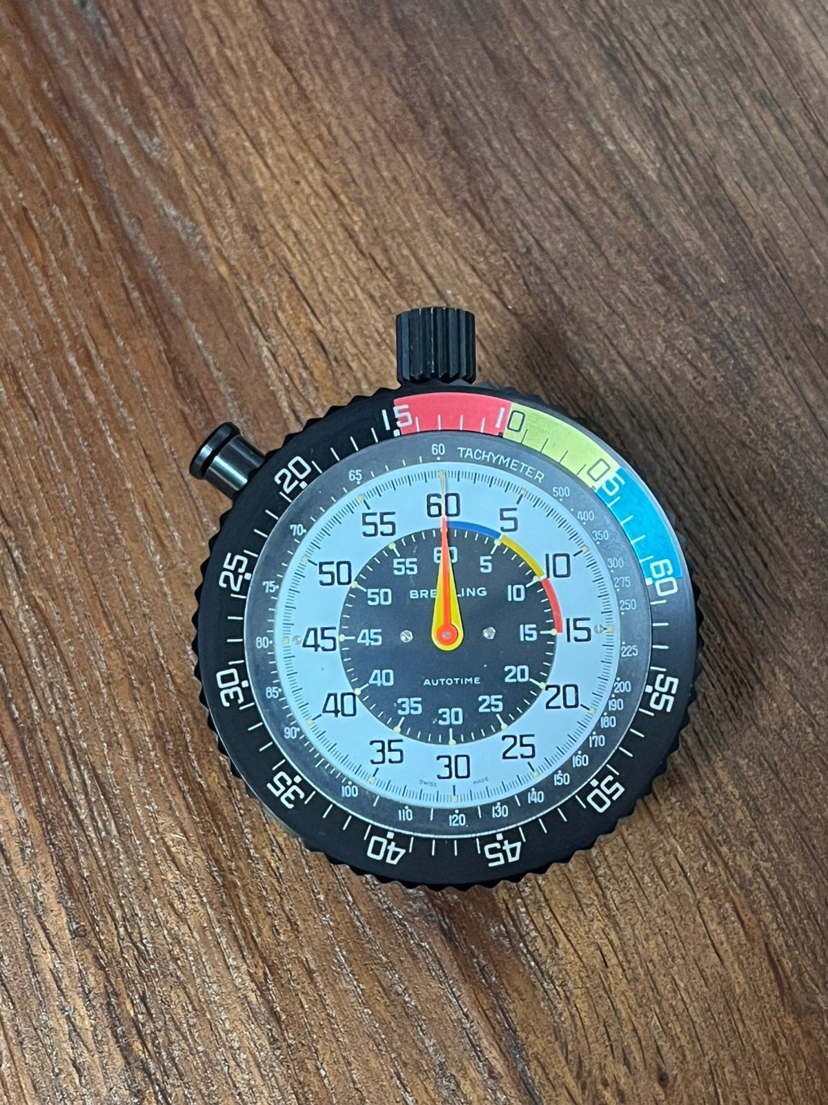 Breitling Autotime 1651 dashboard-stopwatch uit de jaren 70, Bijoux, Sacs & Beauté, Enlèvement, Comme neuf, Breitling