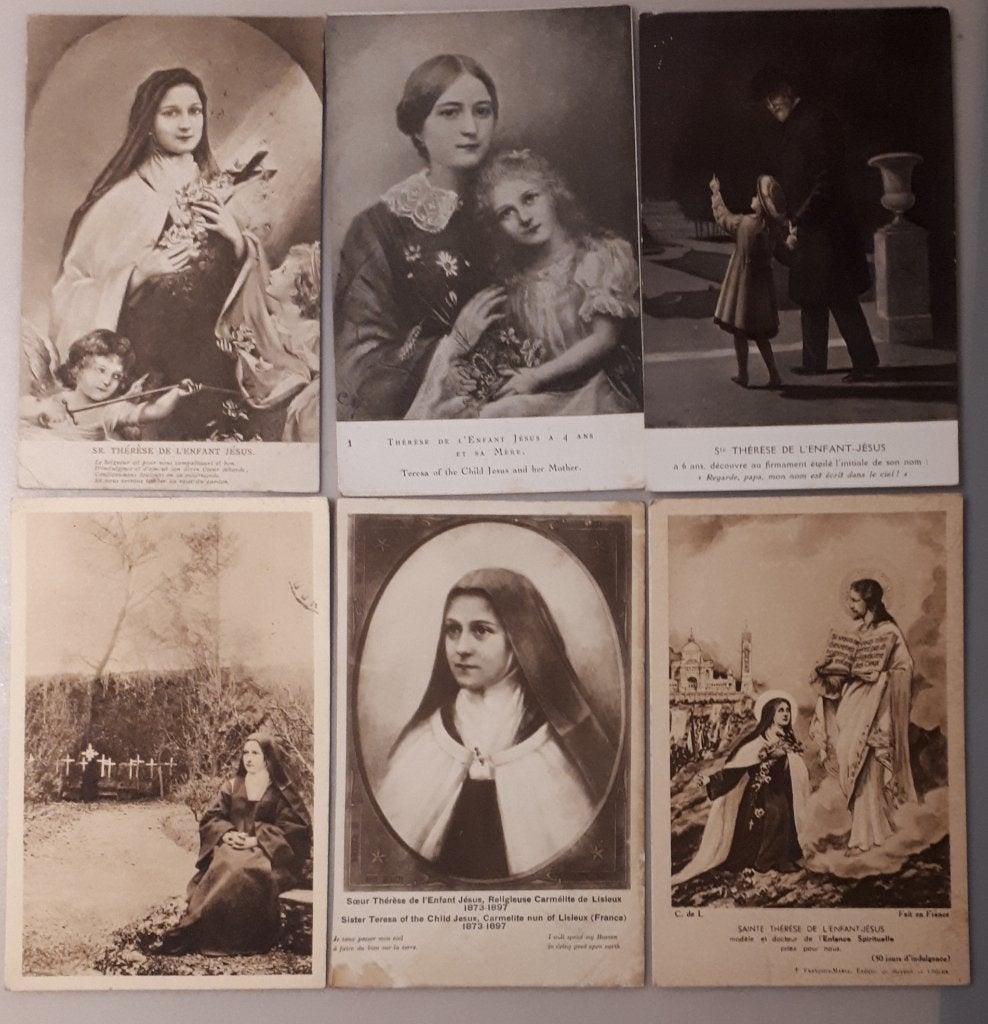 6 CP RELIGIEUSES ANCIENNES : Ste Thérèse de Lisieux Réf.R 35, Enlèvement ou Envoi, Utilisé, Carte ou Gravure, Christianisme | Catholique