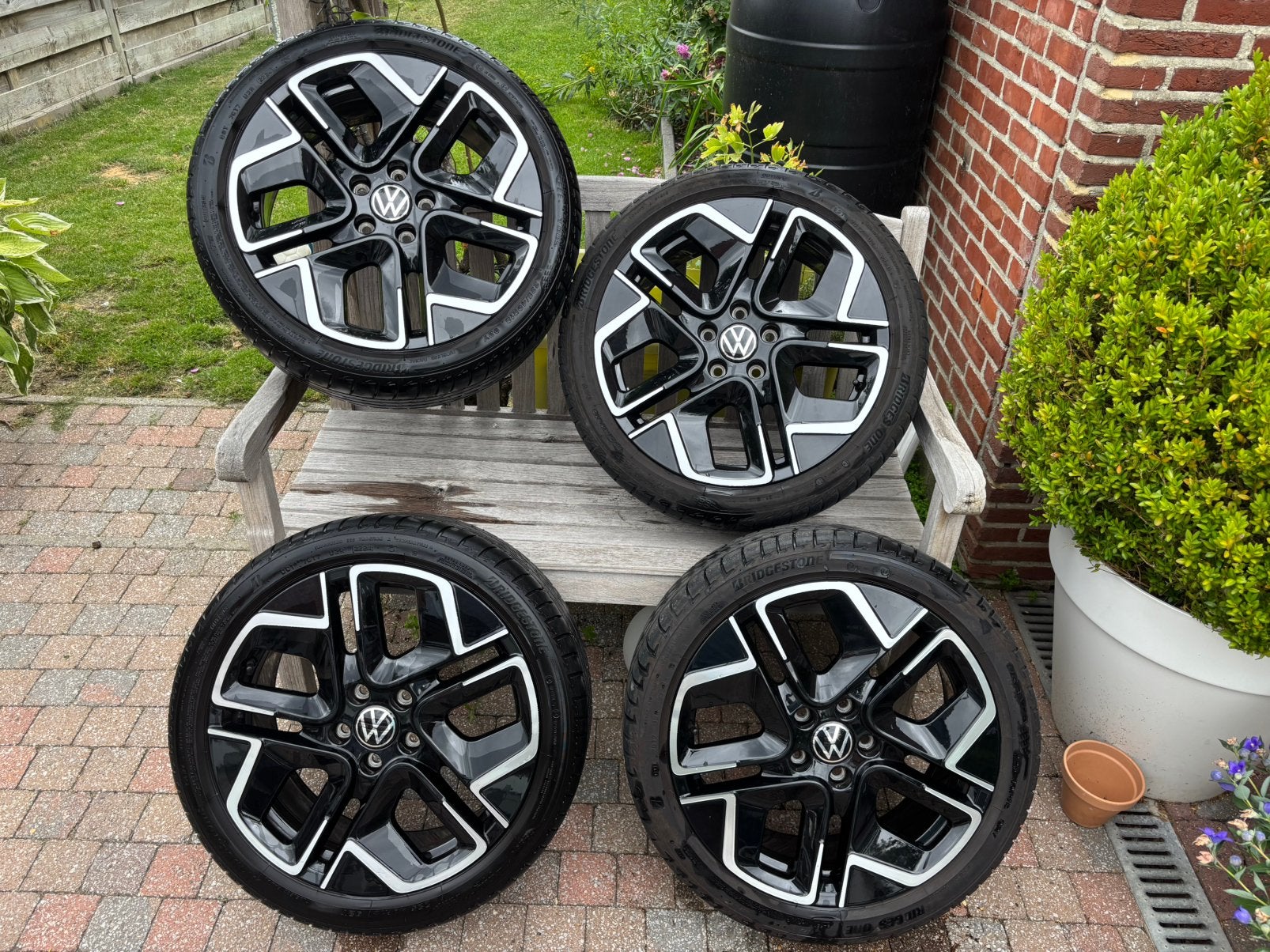 Originele vw York R-Line velgen, Autos : Pièces & Accessoires, Pneus & Jantes, Pneus et Jantes, Pneus été, 18 pouces, Enlèvement