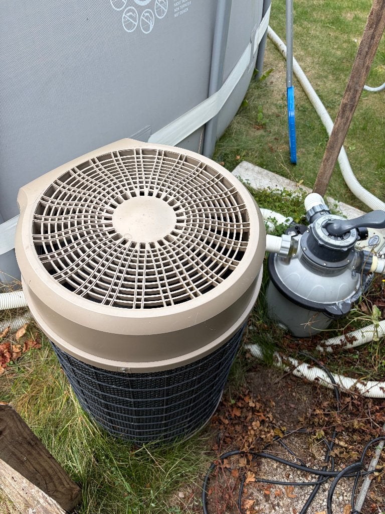 Warmtepomp 8,6kW voor zwembad tot 30m³, Enlèvement, Utilisé, Chauffage