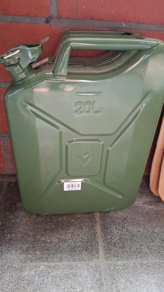 Jerrycan 20 l, Ophalen