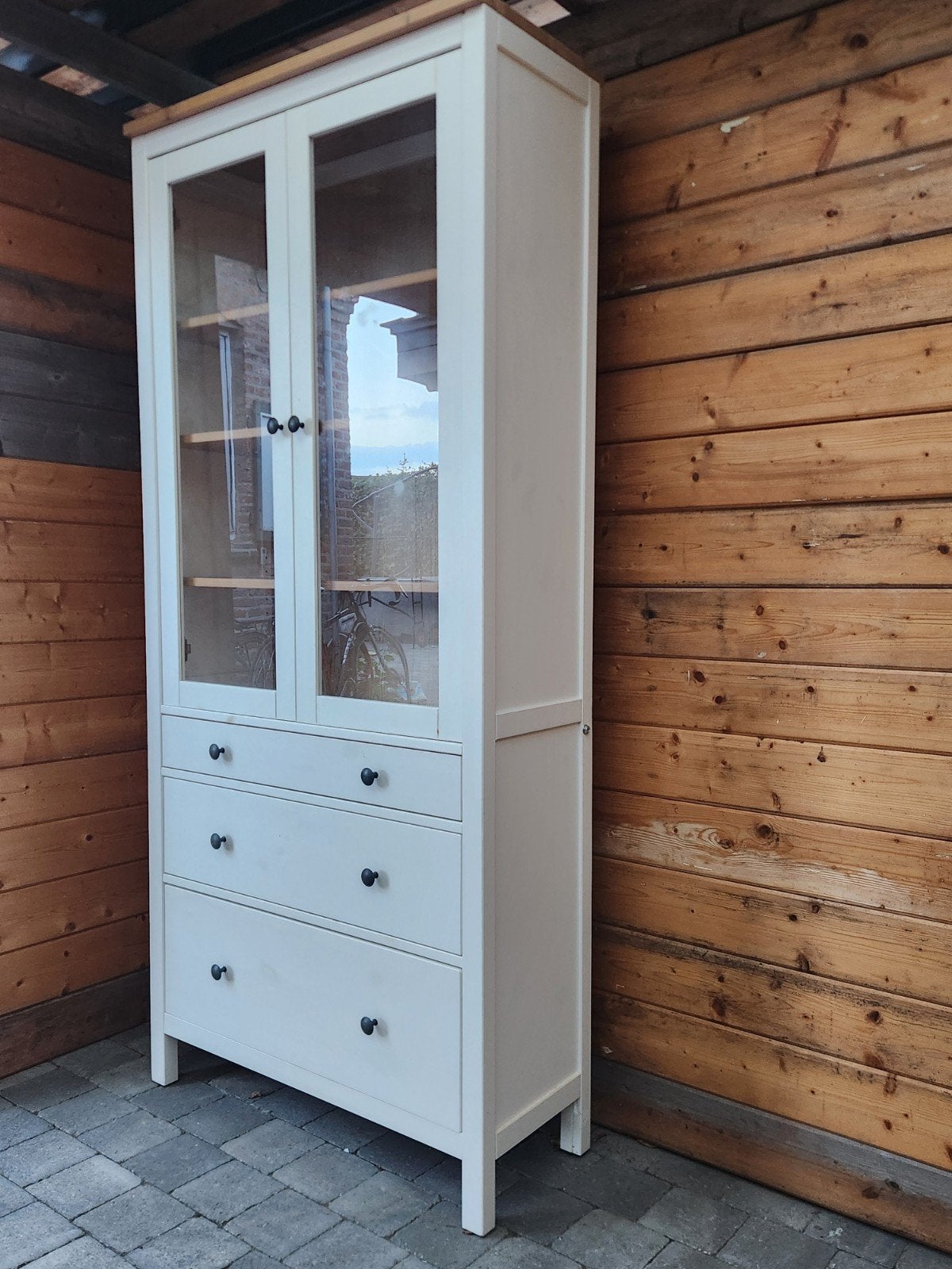 vitrine ikea Hemnes, Enlèvement, Comme neuf