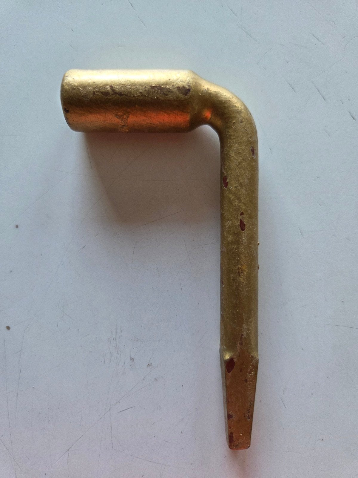 Clé SNCF en laiton antique, Collections, Enlèvement ou Envoi, Comme neuf