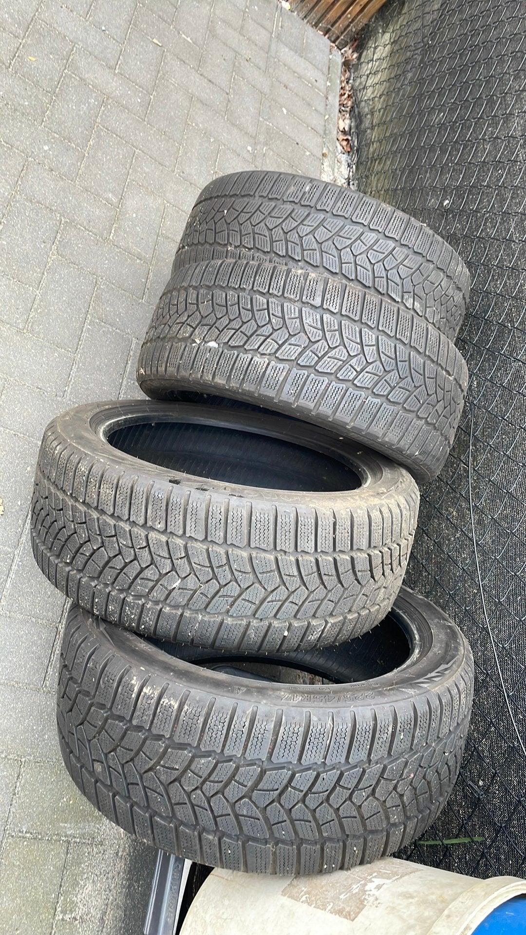 4 pneus d'hiver, Autos : Pièces & Accessoires, Enlèvement, Pneus hiver