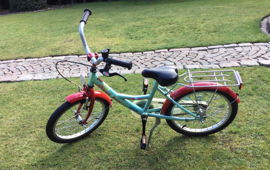 Kinderfietsje 18 inch, Fietsen en Brommers, Ophalen, Zo goed als nieuw, 16 tot 20 inch, POPPY