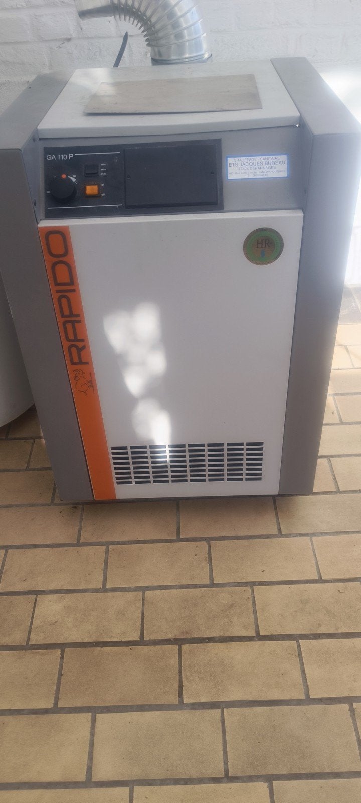Gasketel Rapido 25kw, Ophalen