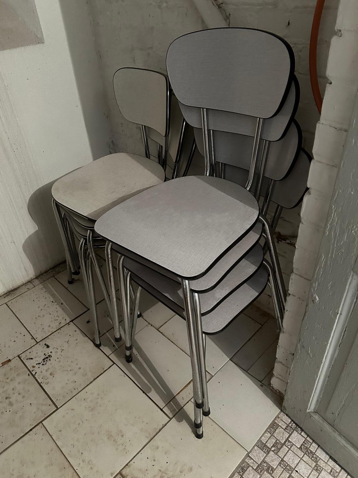7 chaises de cuisine, Enlèvement, Utilisé