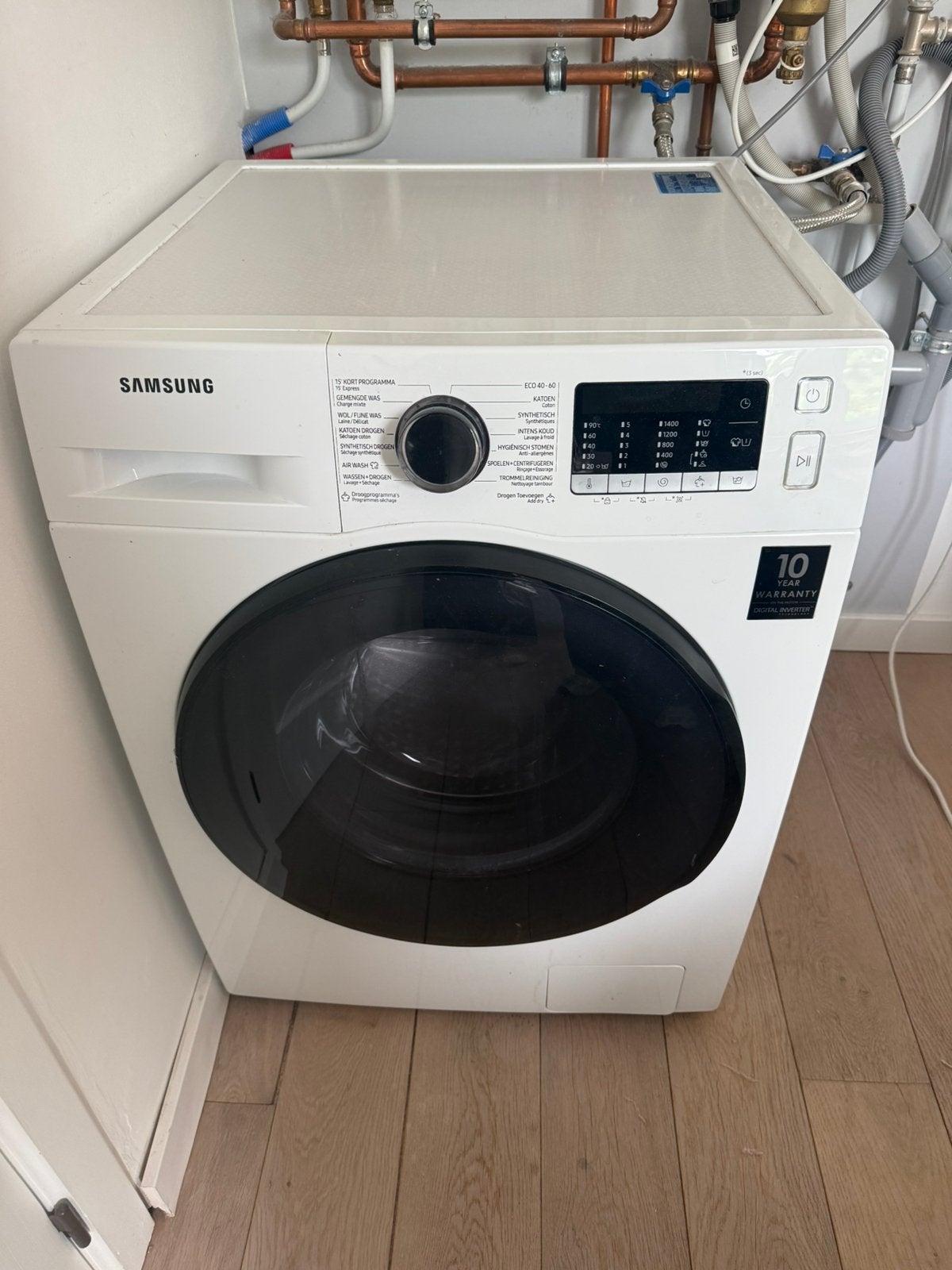 Samsung combi was droog Eco Bubble 5000-serie 8kg/1400rpm, 8 à 10 kg, Enlèvement, Utilisé, Moins de 85 cm