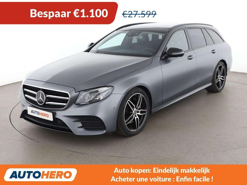 Mercedes-Benz E-Klasse E220 E 220 d AMG Line (automatique), Autos, Cuir, Euro 6, Noir, 5 portes