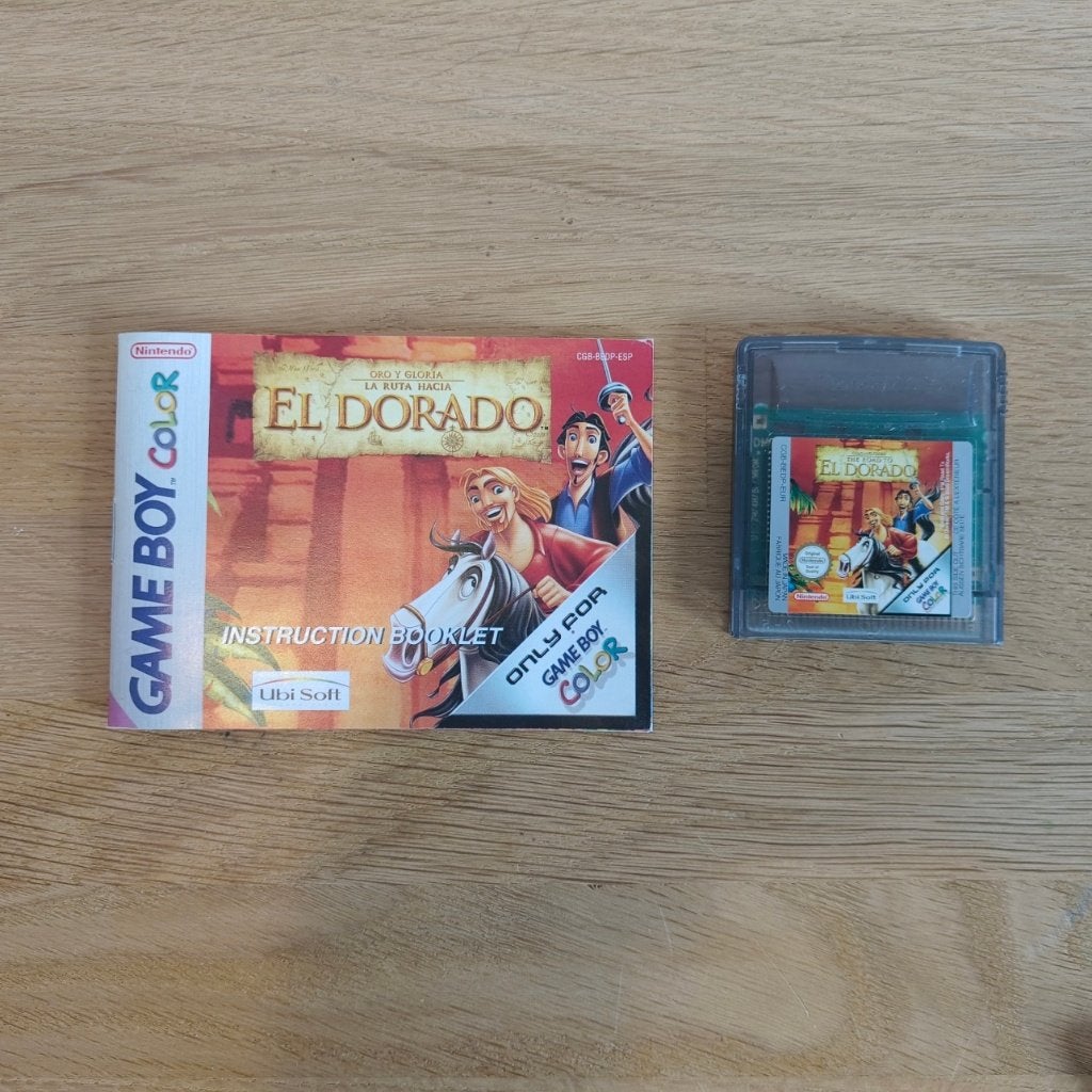The Road to El Dorado Game Boy Color, 1 speler, Ophalen, Gebruikt, Avontuur en Actie