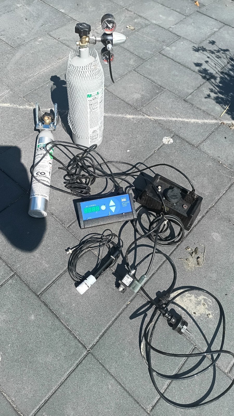 Dennerle co2 ph controller computer zeer uitgebreide set, Enlèvement ou Envoi, Télécommande incluse, Dennerle, Utilisé