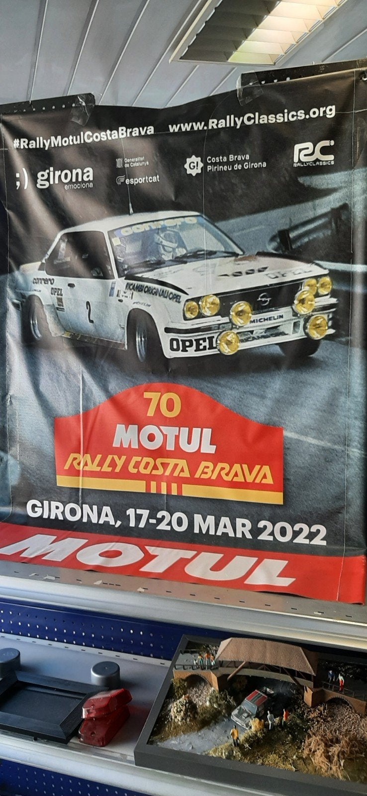 Banner in Kanvas  Rally COSTA BRAVA  2022, Ophalen, Nieuw