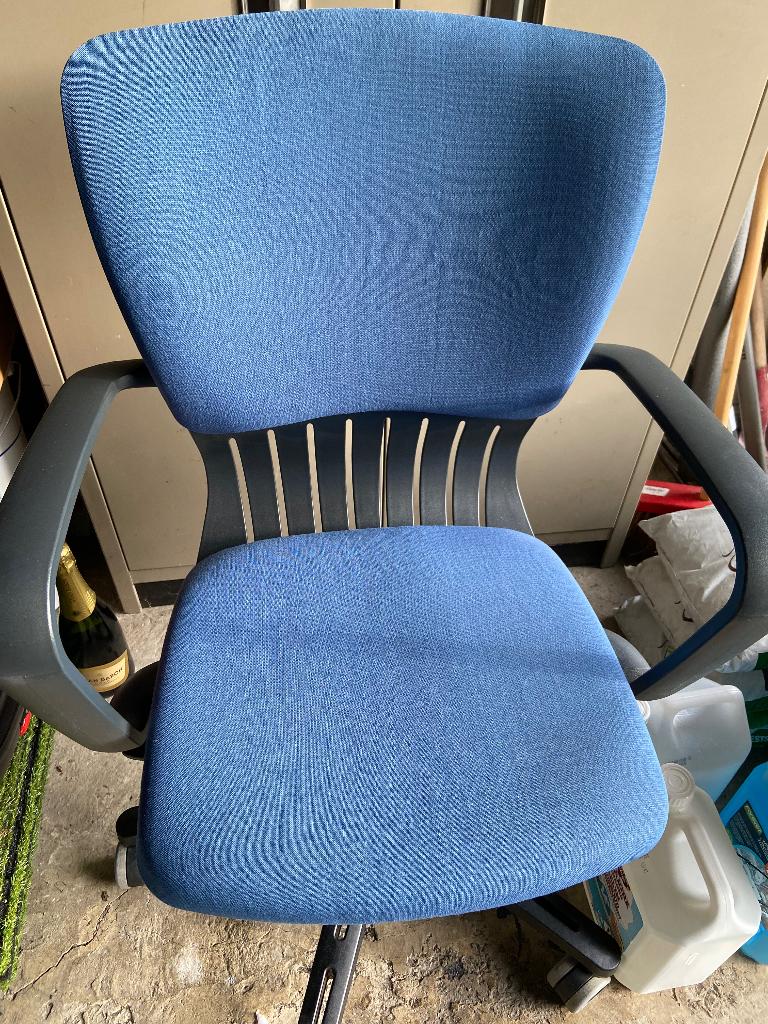 Chaises de bureau, Enlèvement, Utilisé, Bleu, Chaise de bureau