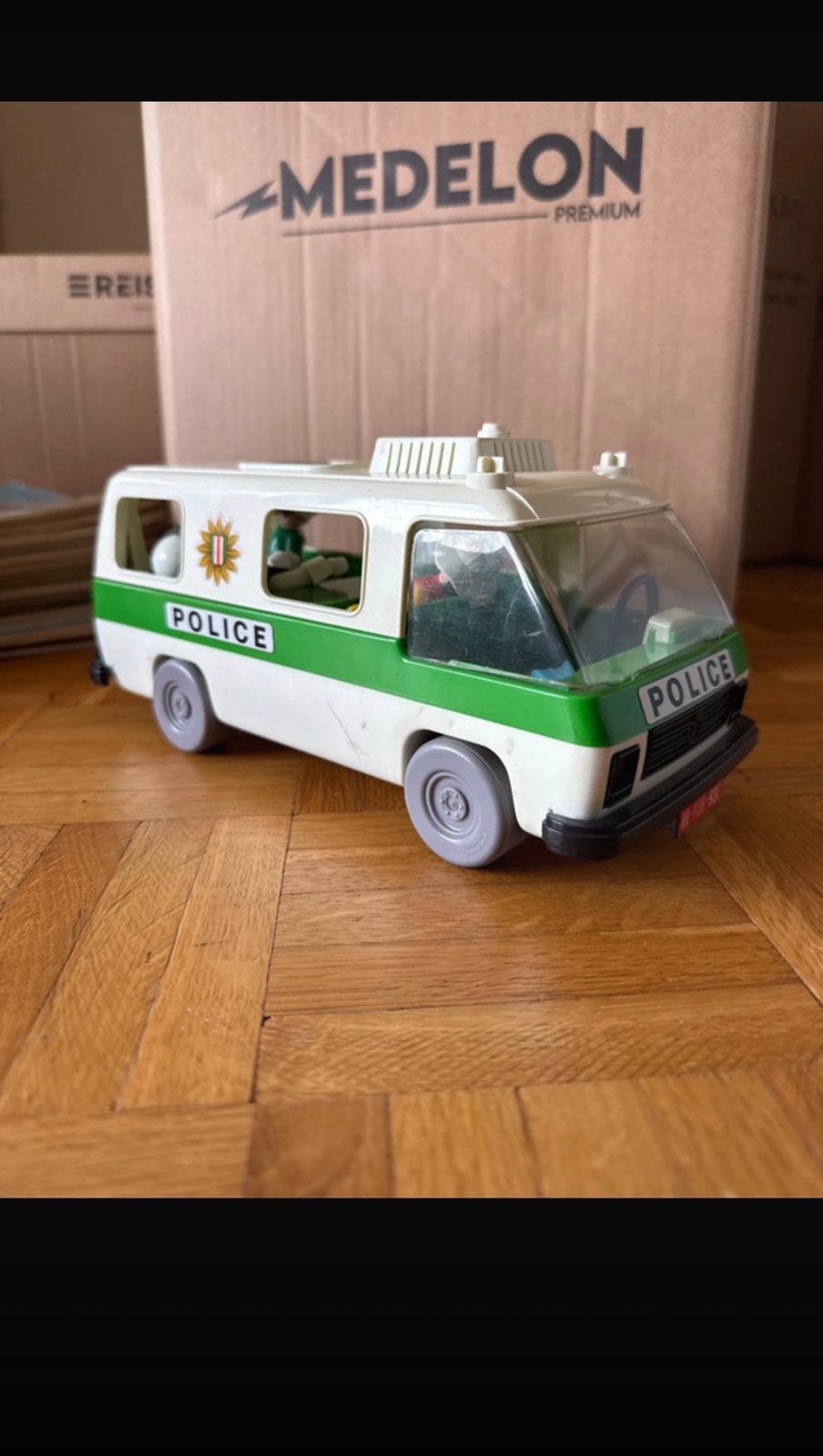 Vintage Playmobil Police, Enlèvement ou Envoi, Kit complet, Utilisé, Véhicule