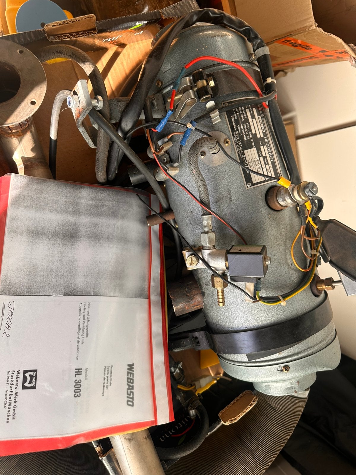 Webasto standkachel 24v boot camper verwarming diesel, Ophalen of Verzenden, Gebruikt