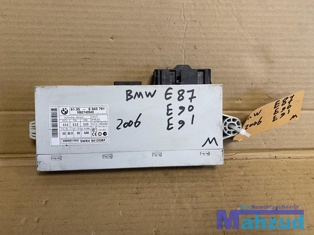 BMW E87 E90 E91 BCM sam module 6943791 61356943791, Petuelring 130
80788  Munich, DE, Gebruikt, Info@bmw.de, BMW