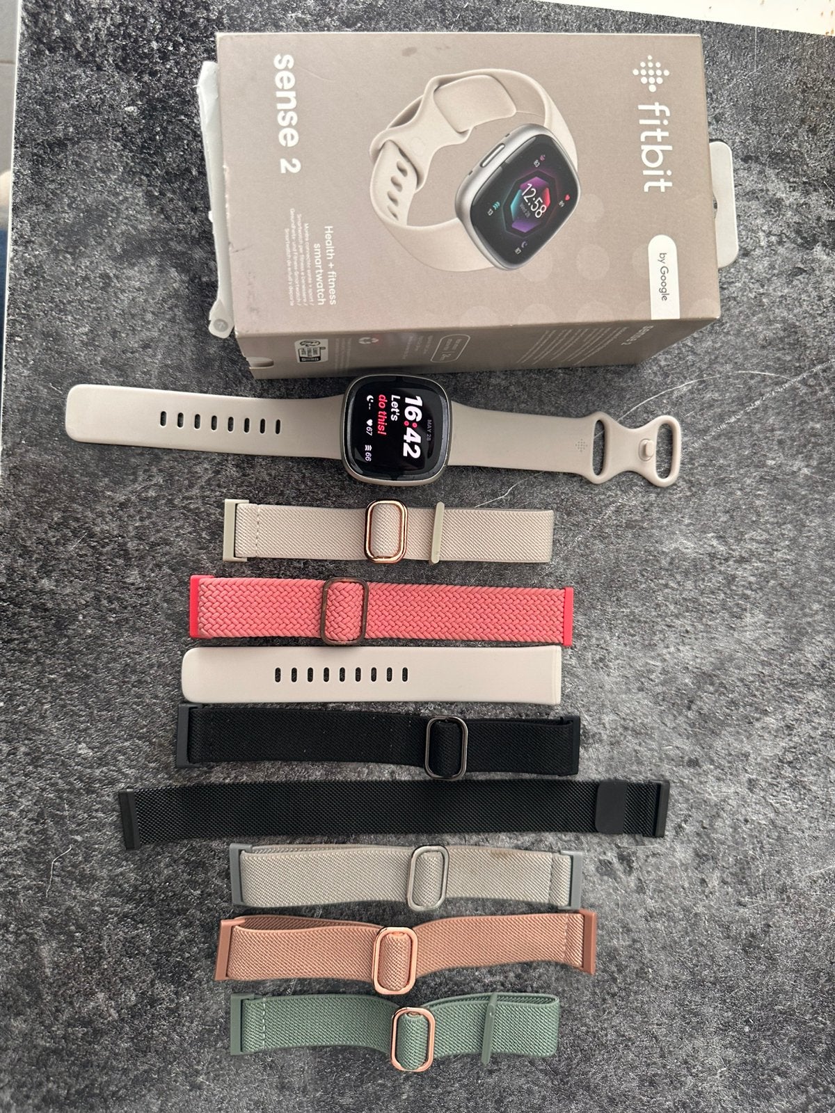 Fitbit sense 2, Handtassen en Accessoires, Sporthorloges, Ophalen, Zo goed als nieuw
