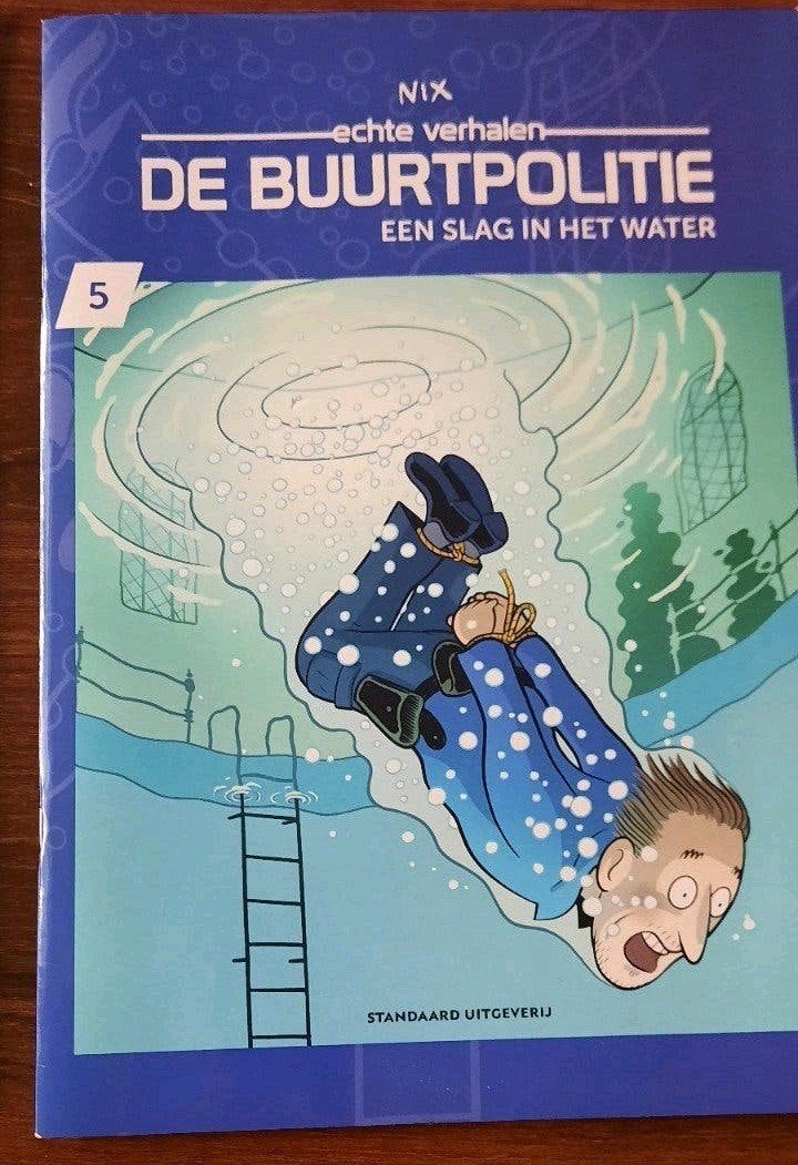 De buurtpolitie nr 5,nr 6. Een Slag in het Water en Brand!, Meerdere stripboeken, Ophalen of Verzenden, Zo goed als nieuw