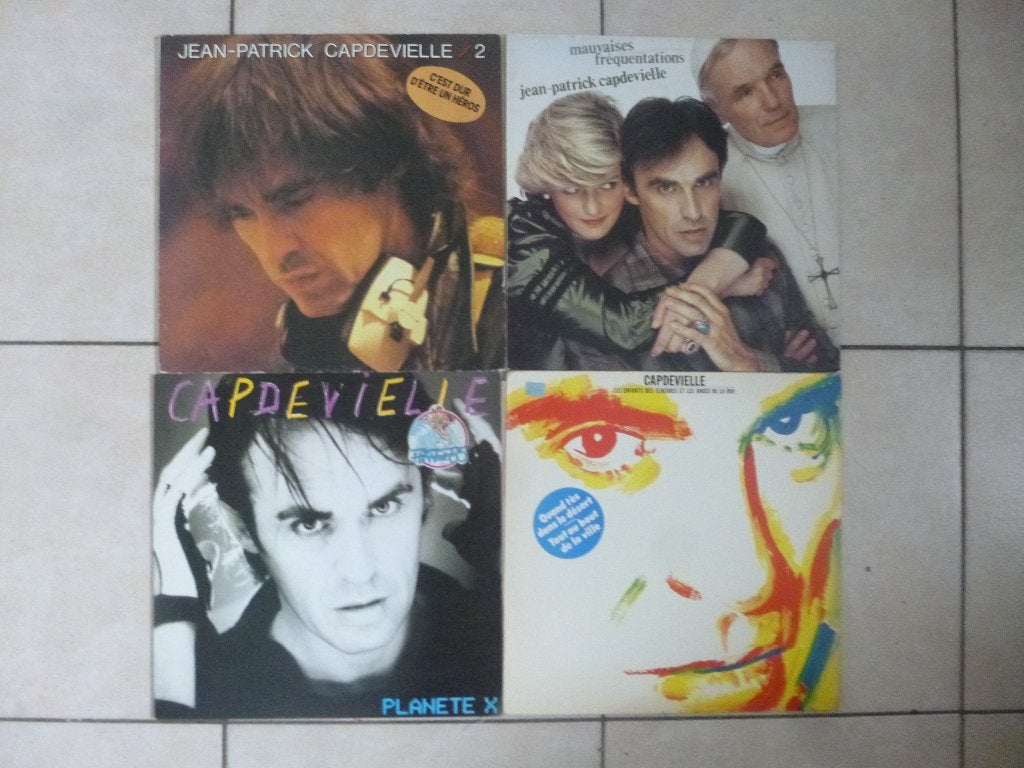 Jean-Patrick Capdevielle lot de 4 lps, Enlèvement