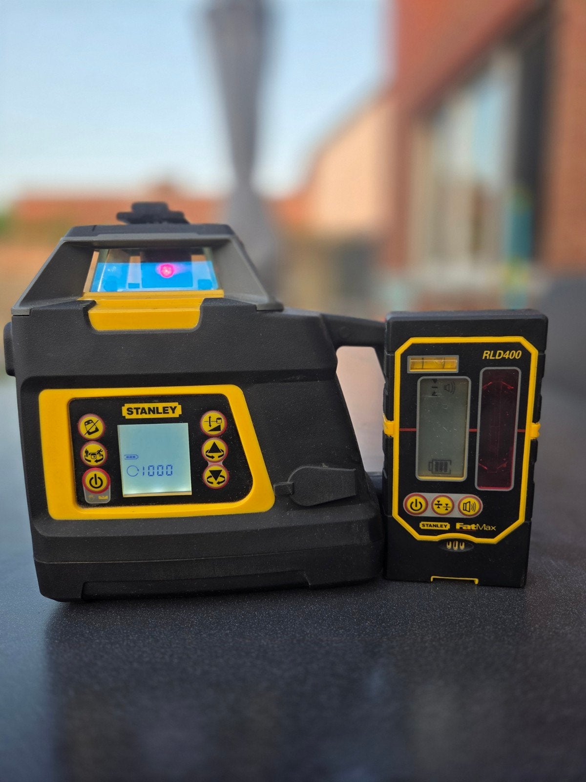 stanley RL HGW roterende laser, Doe-het-zelf en Bouw, Ophalen, Zo goed als nieuw, Afstand
