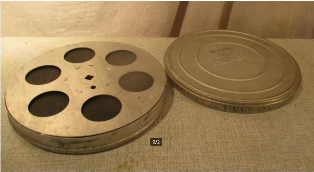 Oude 16mm Filmrol - Oeuvres de Mains generess - 18cm, Audio, Tv en Foto, Ophalen of Verzenden, 16mm film