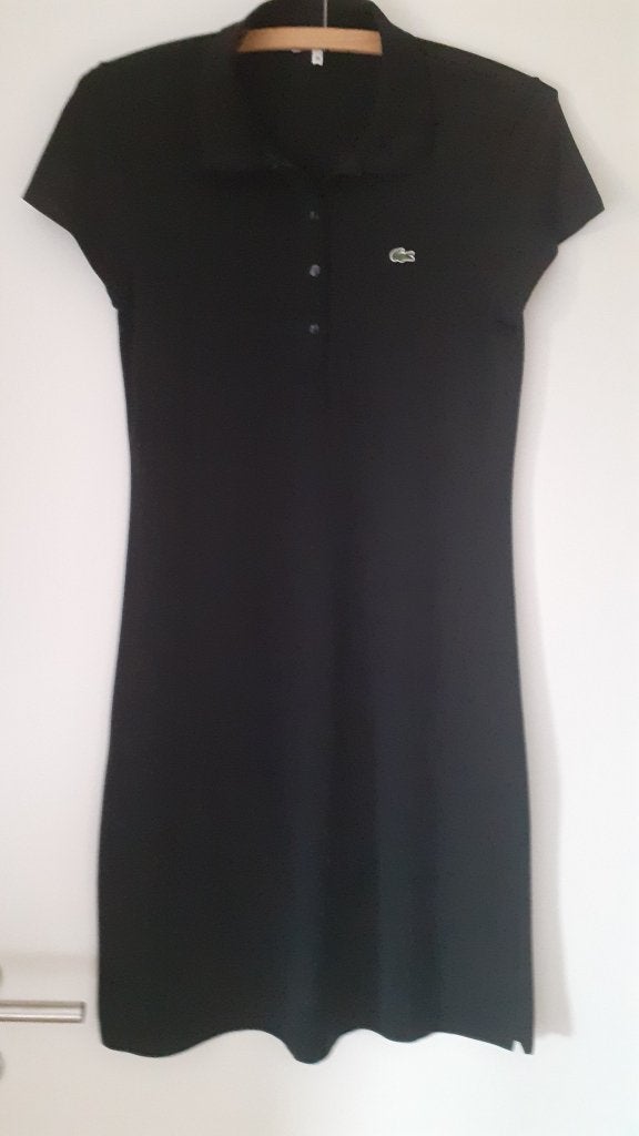 polokleedje Lacoste, EU38-M, als nieuw, Kleding | Dames, Maat 38/40 (M), Zwart, Ophalen of Verzenden, Zo goed als nieuw