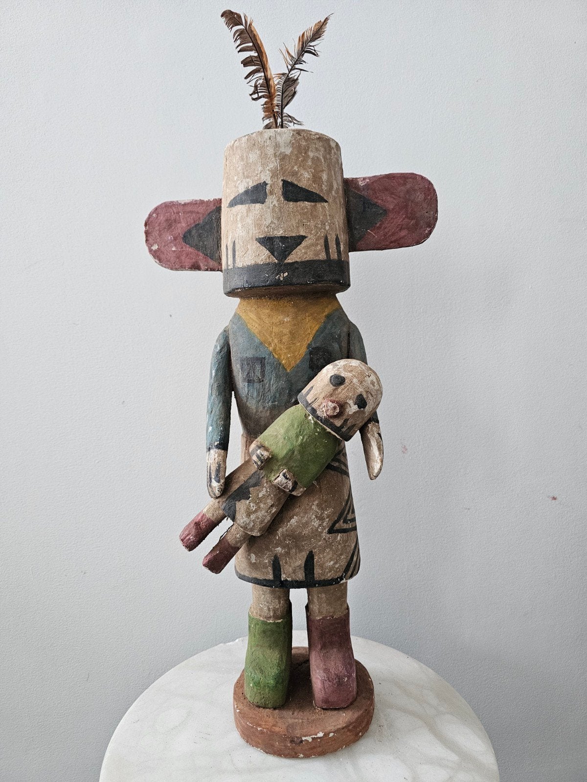 poupée Kashina en bon état 45cm, Antiquités & Art, Enlèvement ou Envoi, 45 cm, Bois, Peint