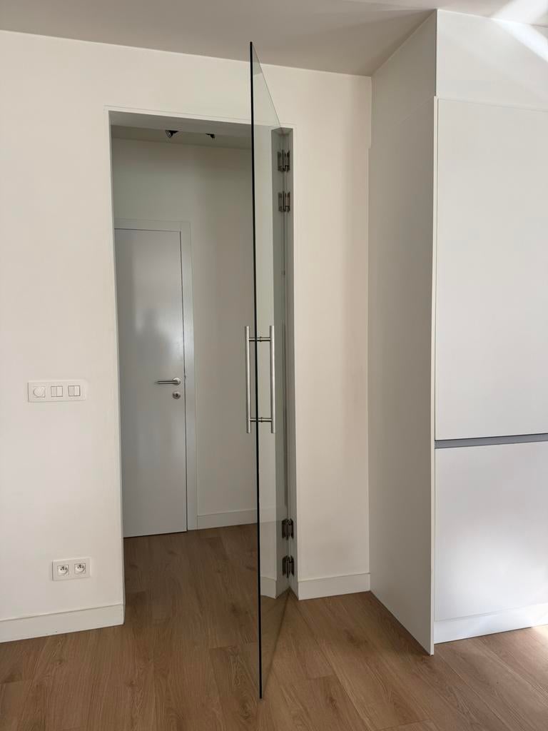 Glazen deur 230 x 83 cm, Maison & Meubles, Salle de bain | Salle de bain complète, Enlèvement, Comme neuf