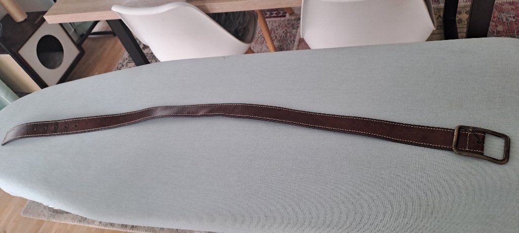 lederen damesriem, Vêtements | Femmes, Cuir véritable, Enlèvement, 80 à 90 cm, Porté