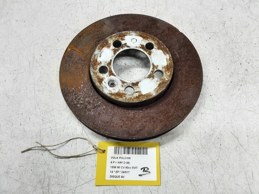 REMSCHIJF VOOR Volkswagen Polo V (6R) (01-2009/05-2022), Gebruikt, Volkswagen, Volkswagen AG, Kundenbetreuung@volkswagen.de