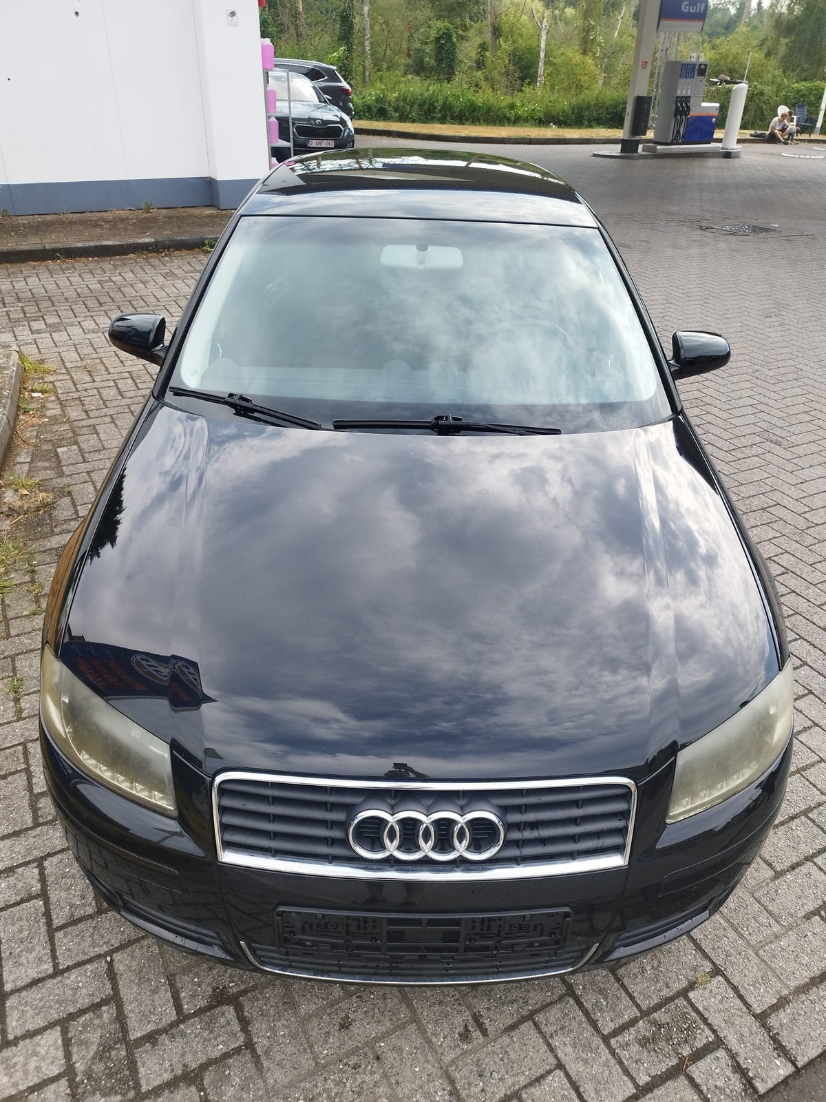 Audi A3 2005 Petrolook S3, Auto's, Stof, Zwart, Zwart, Handgeschakeld