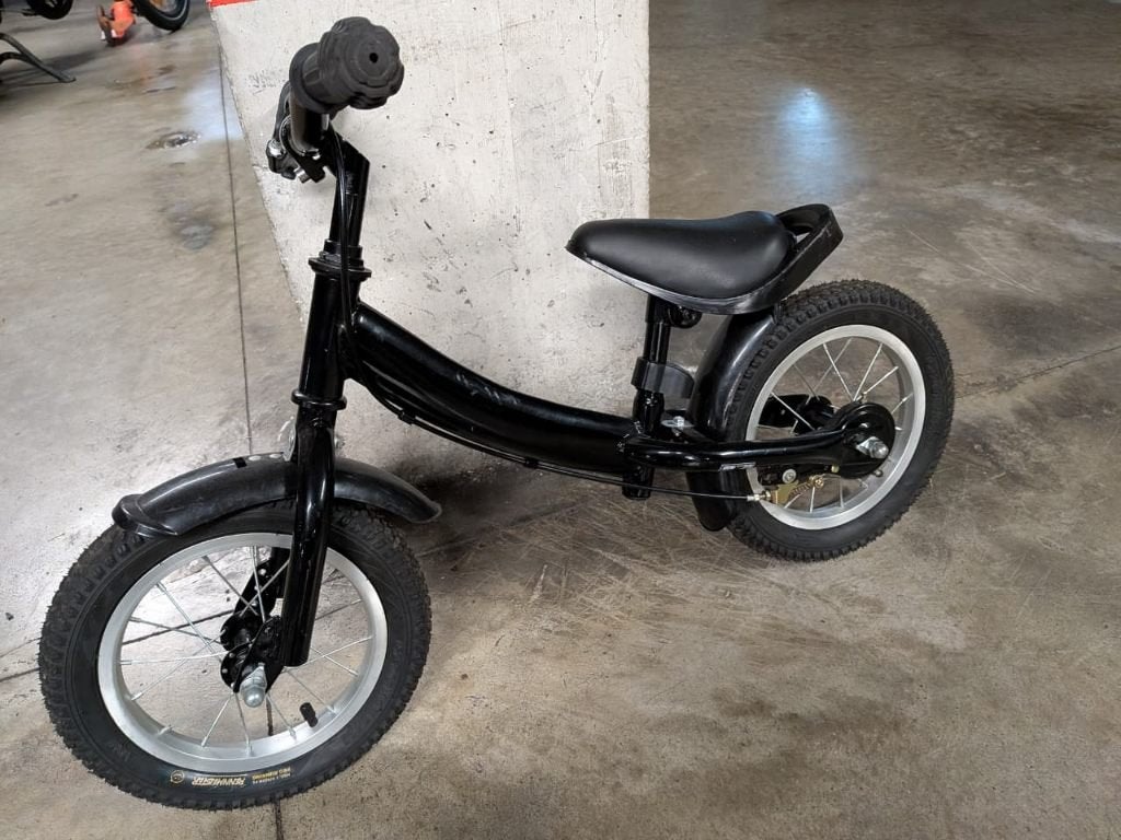 Spielwerk Loopfiets Zwart, Ophalen, Zo goed als nieuw, Loopfiets