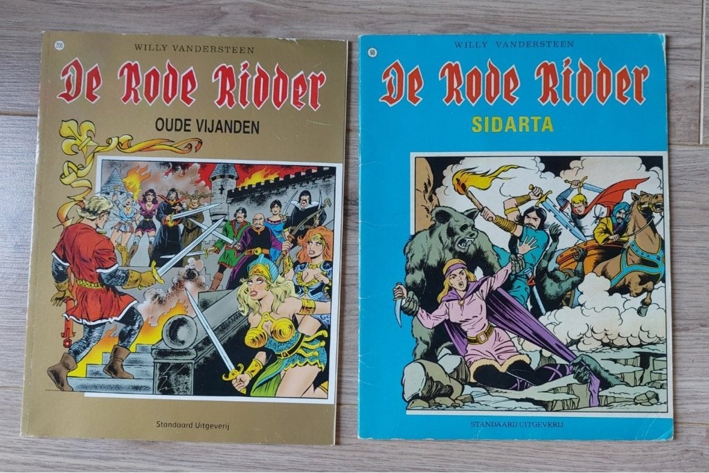 pakket van 10 stripalbums De Rode Ridder, Ophalen of Verzenden