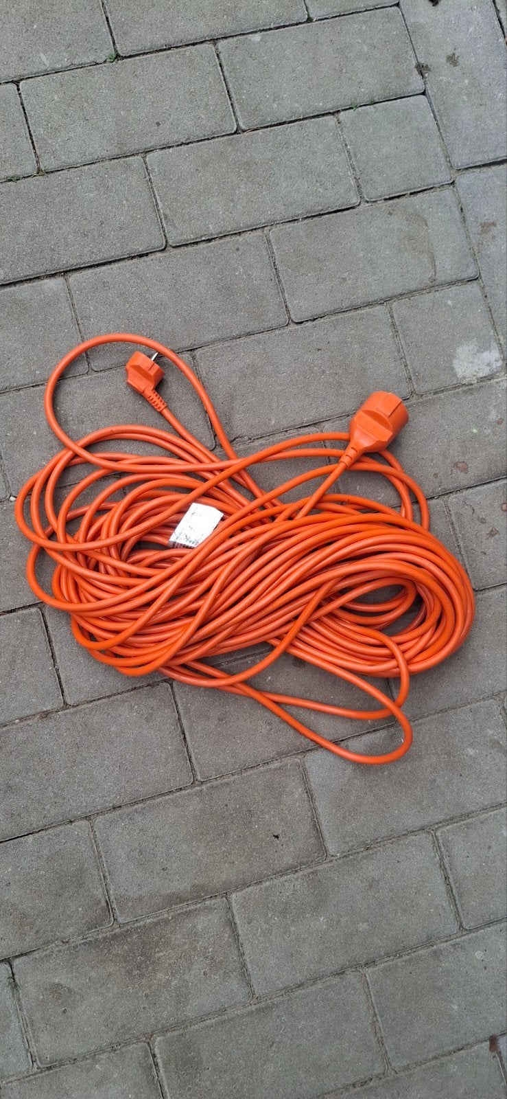 Oranje verlengkabel 30 meter – 3x1,5 mm², Ophalen