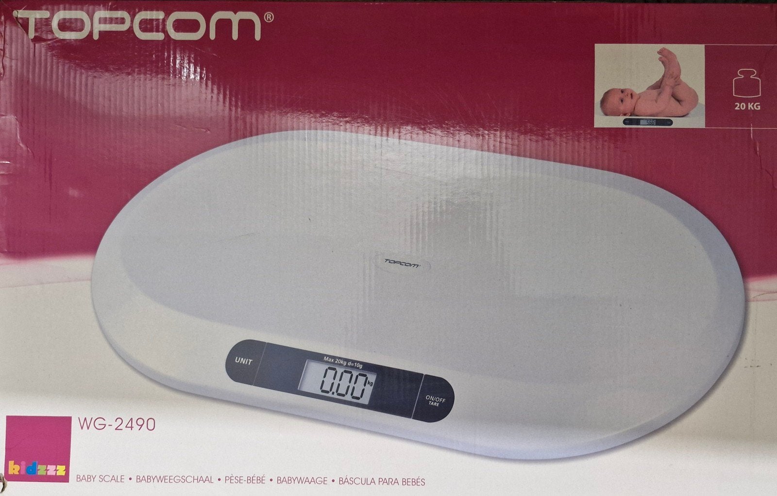 Pèse bébé Topcom, Enfants & Bébés, Enlèvement, Comme neuf, Topcom